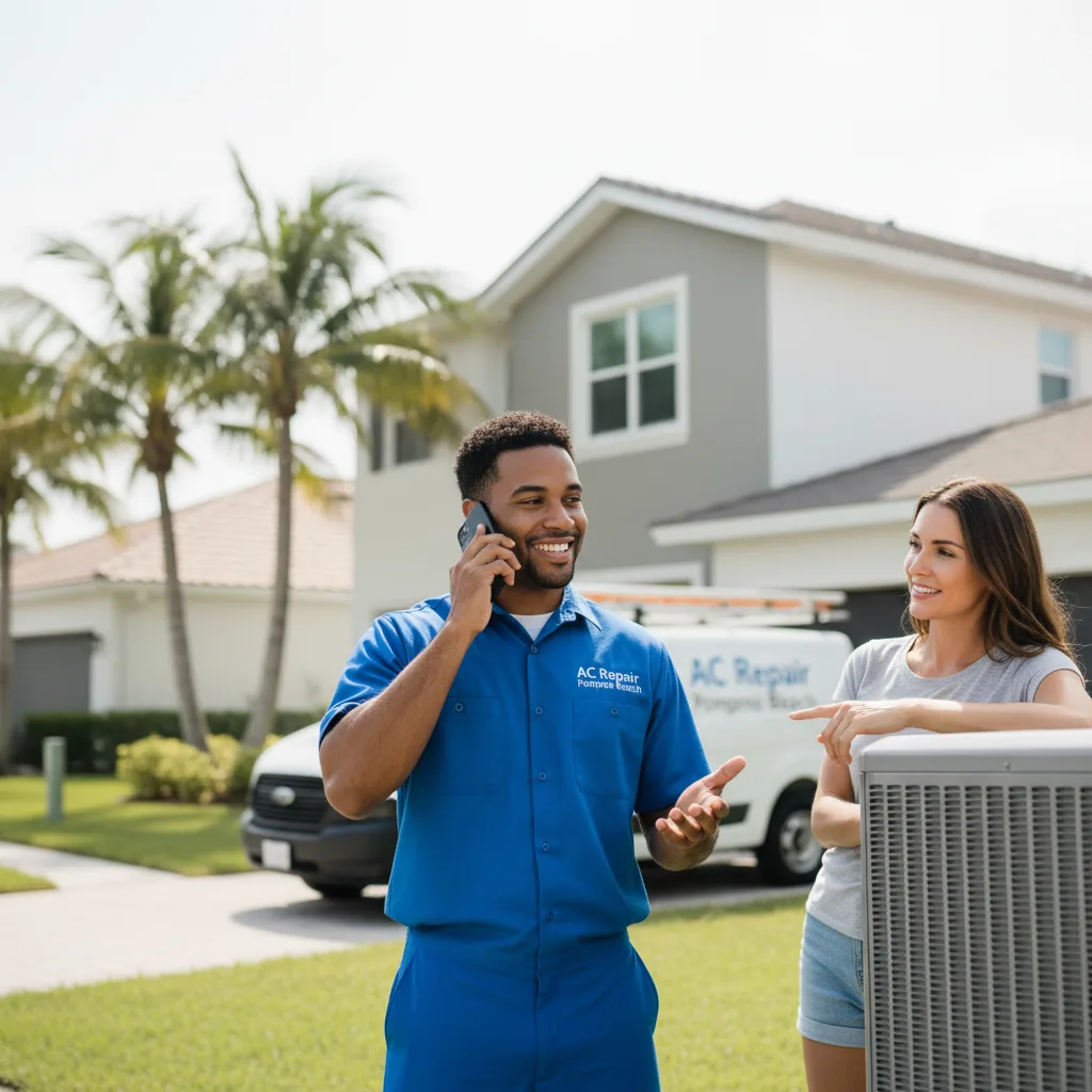 AC Repair Pompano Beach customer support in Carolina Shores
